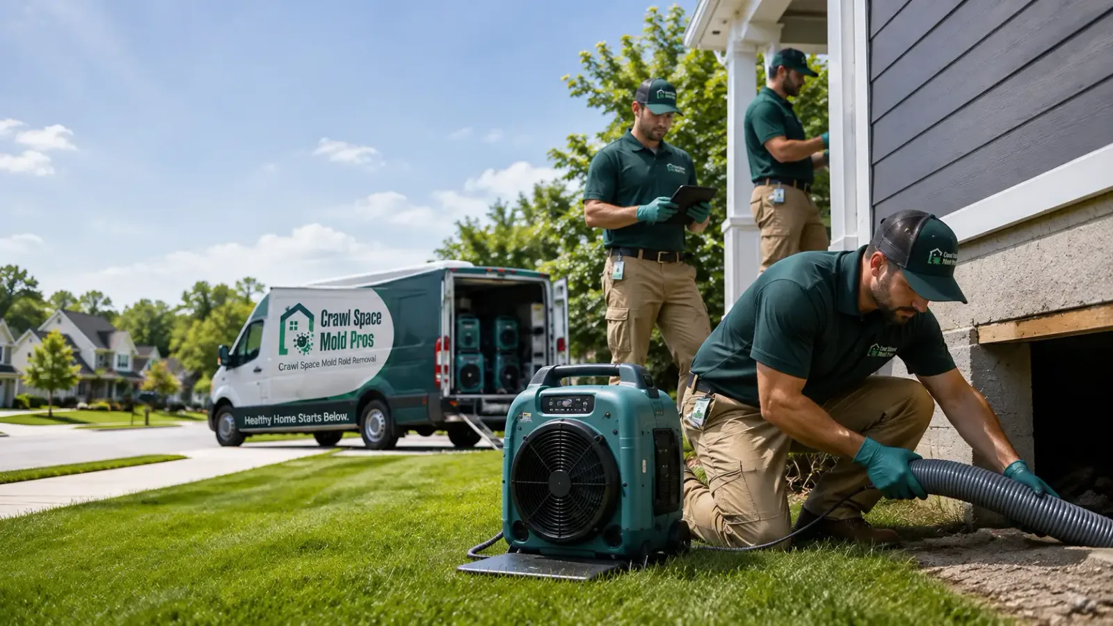 Crawl Space Mold Removal in Pawnee, IL